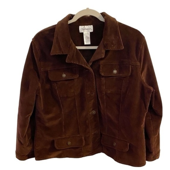 Chadwicks Jackets & Blazers - Vintage Chadwick’s Corduroy Jacket Brown Size 12